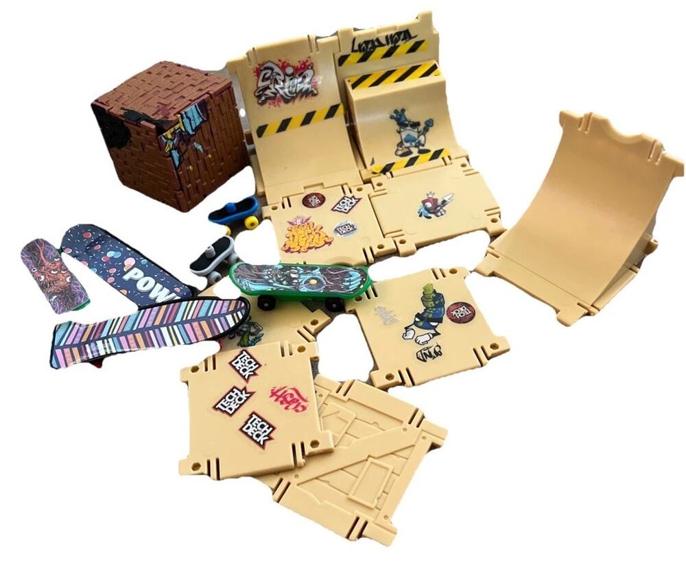 Tech Deck Fingerboard Ramp Mixed Lot With assorted Boards